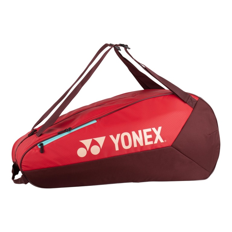 Yonex Racket Bag Team Racquet (Racket Bag, 2 Main Compartments) 2026 Red 6-Pack